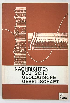 Nachrichten Deutsche Geologische Gesellschaft. Heft 23 - 1980.