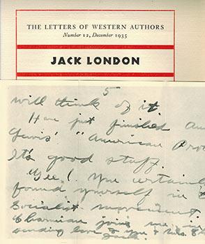 Bild des Verkäufers für The Letters of Western Authors: A series of letters, reproduced in facsimile, of twelve distinguished Pacific Coast authors of the past, each with a comment by a contemporary Western writer. First Edition. Complete set. zum Verkauf von Wittenborn Art Books