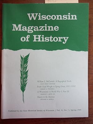 Wisconsin Magazine of History Vol 51, Number 3 Spring 1968