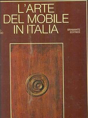 Bild des Verkufers fr l'arte del mobile in Italia zum Verkauf von Librodifaccia