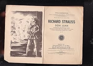 Seller image for Meinem lieben Freunde Ludwig Thuille RICHARD STRAUSS DON JUAN Tondichtung nach Nicolaus Lenau Opus 20 Partitur for sale by Meir Turner