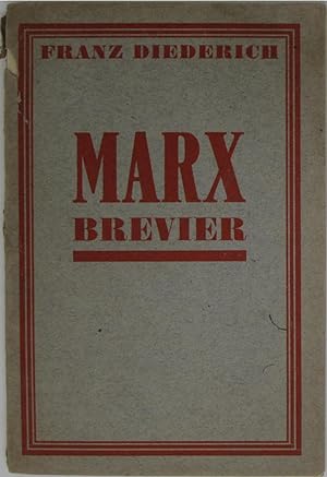 Immagine del venditore per Marx-Brevier: Auswahl und Gruppierung venduto da Powell's Bookstores Chicago, ABAA