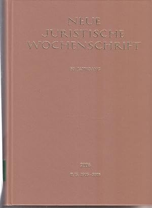 NJW 2006 (II), 59. Jahrgang 2006, 2. Halbband, Neue Juristische Wochenschrift