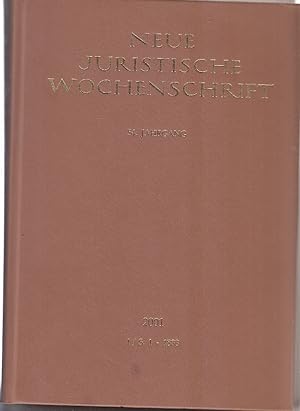 NJW 2001 (I), 54. Jahrgang 2001, 1. Halbband, Neue Juristische Wochenschrift
