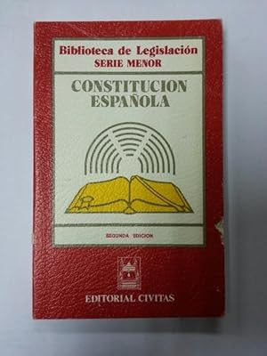 Imagen del vendedor de Constitucion espaola a la venta por Libros Ambig