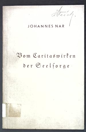 Imagen del vendedor de Vom Caritaswirken der Seelsorge; a la venta por books4less (Versandantiquariat Petra Gros GmbH & Co. KG)