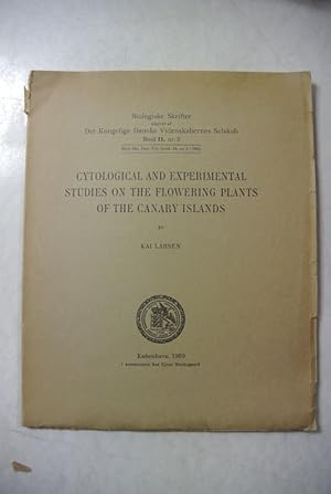 Seller image for Cytological and Experimental Studies on the Flowering Plants of the Canary Islands. (= Det kongelige danske videnskabernes selskab, biologiske skrifter, bind 11, nr. 3) for sale by Antiquariat Bookfarm