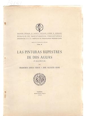 Immagine del venditore per LAS PINTURAS RUPESTRES DE DOS AGUAS (VALENCIA) venduto da Libreria 7 Soles