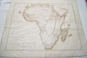 Image du vendeur pour CARTE AFRIQUE GENERALE DETAILLEE MENTELLE CHANLAIRE 1815 MUNGO PARK BARROW mis en vente par Librairie RAIMOND