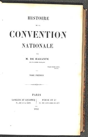 Histoire de la Convention Nationale. 6 vol.