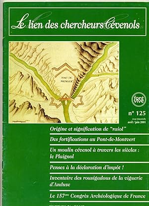 LIEN DES CHERCHEURS CEVENOLS (le) - revue trimestrielle, du numéro 125 au numéro 148 (2001 à 2007...