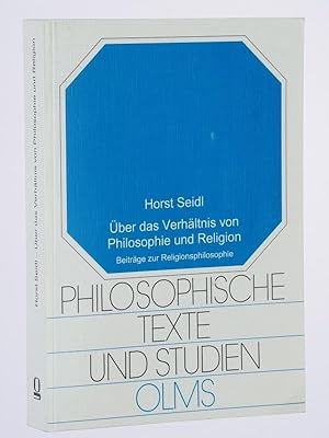 Immagine del venditore per ber das Verhltnis von Philosophie und Religion. Beitrge zur Religionsphilosophie. venduto da Antiquariat Lehmann-Dronke