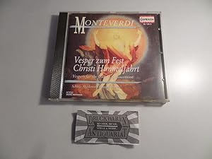 Seller image for Monteverdi: Vesper Zum Fest Christi Himmelfahrt (Thringen Mai 1993) [CD]. for sale by Druckwaren Antiquariat