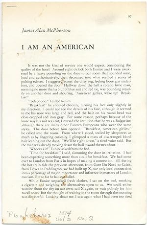 Imagen del vendedor de (Offprint): I Am An American a la venta por Between the Covers-Rare Books, Inc. ABAA