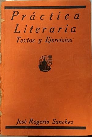 Seller image for Prctica Literaria, Textos y ejercicios. for sale by LIBRERA SOLN