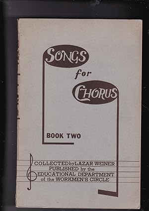 Seller image for Songs for Chorus Book Two for sale by Meir Turner