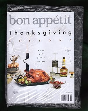 Bon Appétit - November, 2017. In Publisher's Shipping Bag. Thanksgiving Lessons; Kitchen Primer; ...