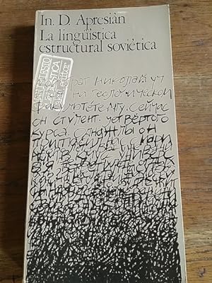 Imagen del vendedor de LA LINGÜÍSTICA ESTRUCTURAL SOVIÉTICA a la venta por Librería Páramo