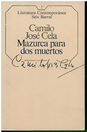 Image du vendeur pour MAZURCA PARA DOS MUERTOS. mis en vente par angeles sancha libros