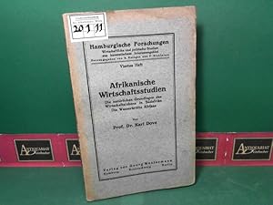 Image du vendeur pour Afrikanische Wirtschaftsstudien. Die natrlichen Grundlagen des Wirtschaftslebens in Sdafrika. Die Wasserkrfte Afrikas. (= Hamburgische Forschungen, Heft 4). mis en vente par Antiquariat Deinbacher