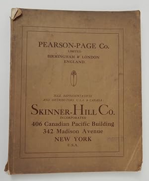 New Catalogue and Revised Prices 1925 . Sole Representatives in the United States and Canada for ...