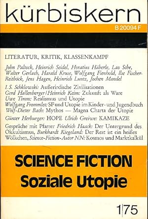 Imagen del vendedor de krbiskern. Literatur, Kritik, Klassenkampf Nr.1/75. Mit Conrad Schuhler, Hannes Sttz. a la venta por Fundus-Online GbR Borkert Schwarz Zerfa