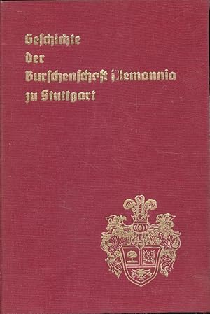 Geschichte der Burschenschaft Alemannia zu Stuttgart 1866-1935. Band 1. [Mne.] Werden,Wachsen, Bl...