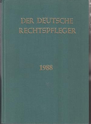 Der Deutsche Rechtspfleger Jahrgang 1988