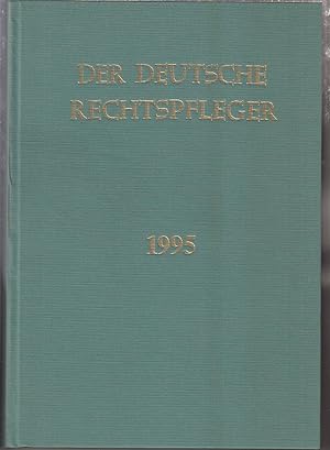 Der Deutsche Rechtspfleger Jahrgang 1995