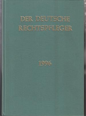 Der Deutsche Rechtspfleger Jahrgang 1996