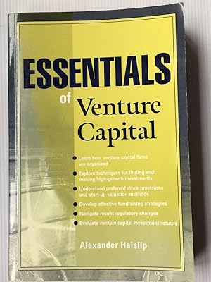 Bild des Verkufers fr Essentials of Venture Capital zum Verkauf von Beach Hut Books