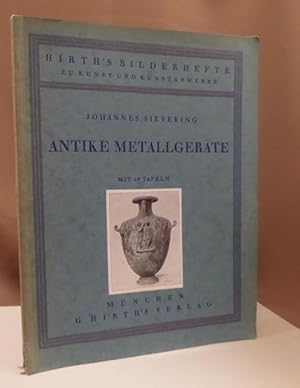 Image du vendeur pour Antike Metallgerte. Mit 28 Tafeln. mis en vente par Dieter Eckert