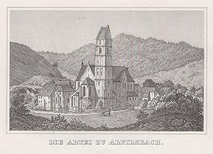 Bild des Verkufers fr Gesamtansicht, "Abtei zu Alpirsbach". zum Verkauf von Antiquariat Clemens Paulusch GmbH
