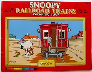 Snoopy Railroad Trains Coloring Book