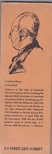 Seller image for Streit-Zeit-Schrift V/I - Fnfter Band Heft V,1 Juli 1962 for sale by Versandantiquariat Karin Dykes
