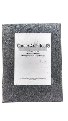 Image du vendeur pour Career Architect Instrument zur Bestimmung der Management - Kompetenz mis en vente par Antiquariat Niedersaetz Berlin-Zrich