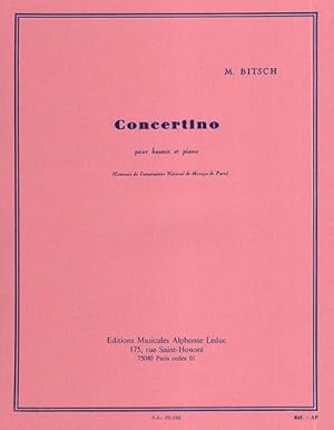 Bild des Verkufers fr Concertino pour basson et piano zum Verkauf von AHA-BUCH GmbH