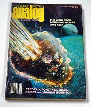 Seller image for ANALOG Science Fiction/ Science Fact: October, Oct. 1978 ("The Wind from a Burning Woman"; "Stardance II") for sale by Preferred Books