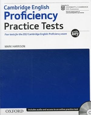 Immagine del venditore per Cambridge English: Proficiency (CPE): Practice Tests with Key, m. Buch, m. CD-ROM, m. Beilage; . : Five tests for the 2013 Cambridge English: Proficiency exam venduto da AHA-BUCH GmbH