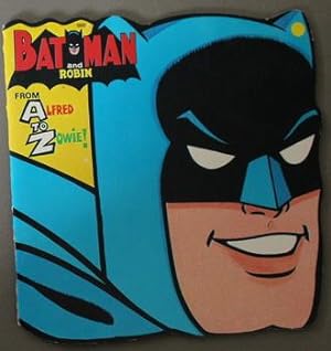 Batman and Robin From Alfred to Zowie! - 1966 - Vintage Kids Book (Goldkey Book # 5953 )with Appe...