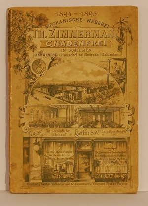 Th.Zimmermann; Mechanische Weberei; Katalog 1894 - 1895