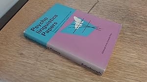 Bild des Verkufers fr Psycholinguistics Papers - Proceedings of the Edinburgh Conference 1966 zum Verkauf von BoundlessBookstore