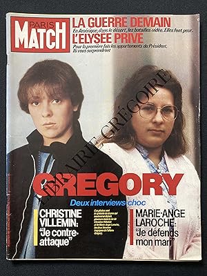 PARIS MATCH-N°1874-26 AVRIL 1985-CHRISTINE VILLEMIN/MARIE-ANGE LAROCHE