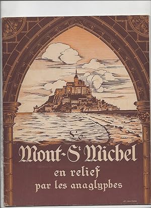 Mont Saint-Michel en relief par les anaglyphes