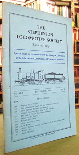 The Journal of the Stephenson Locomotive Society: Vol. XLII (42) - September, 1966 - No. 494.