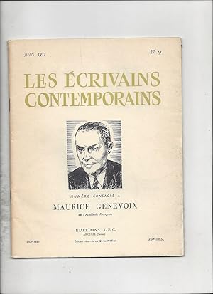 Numero consacre a maurice genevoix