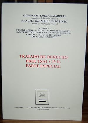 Imagen del vendedor de TRATADO DE DERECHO PROCESAL CIVIL. Parte especial a la venta por Fbula Libros (Librera Jimnez-Bravo)