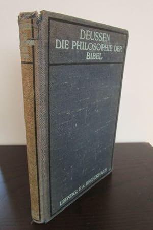 Die Philosophie der Bibel.