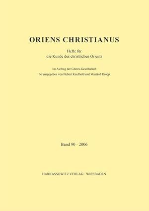 Image du vendeur pour Oriens Christianus 90 (2006) mis en vente par Rheinberg-Buch Andreas Meier eK