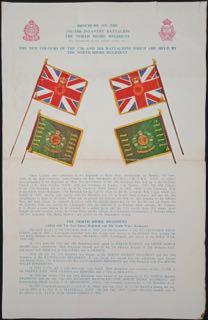 Brochure on the 17th/18th Infantry Battalion The North Shore Regiment.